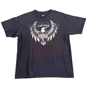 Vintage Y2K Not Of This World NOTW Christian Faith Freedom T Shirt Size XL